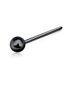 2.5mm Ball Shaped Silver Straight Nose Stud NSKA-63